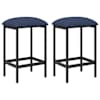 vidaXL Baaritool 2 tk Sinine 40 x 32 x 64 cm Tehispuit