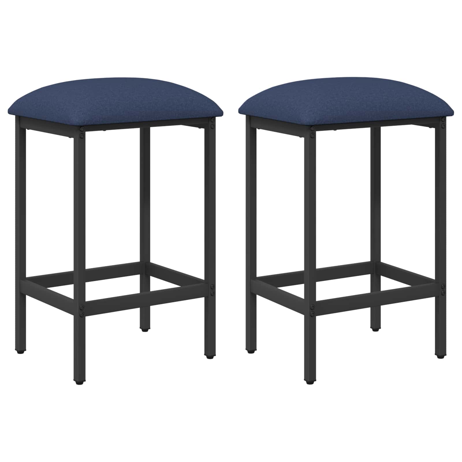 Baarijakkara 2 kpl Sininen 40 x 32 x 74 cm Tekninen puu