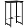 vidaXL Baaritool Must tamm 40 x 32 x 64 cm Tehispuit
