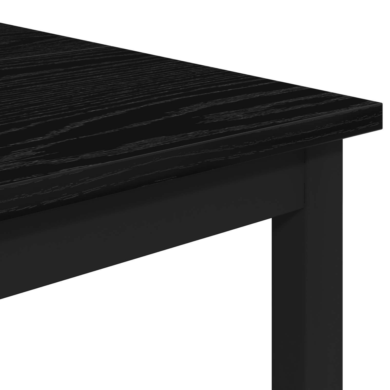 Baarijakkara 2 kpl Musta tammi 40 x 32 x 64 cm Tekninen puu - Image 4