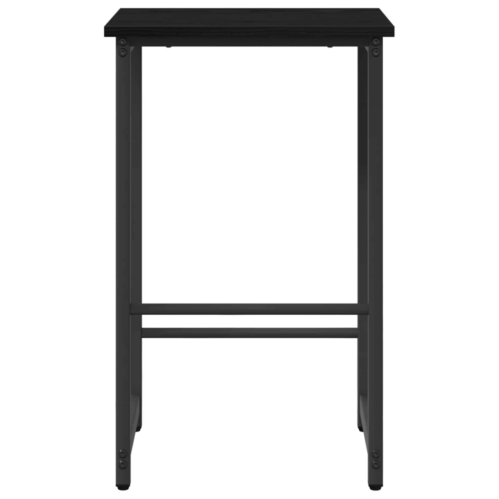 Baarijakkara 2 kpl Musta tammi 40 x 32 x 64 cm Tekninen puu - Image 3