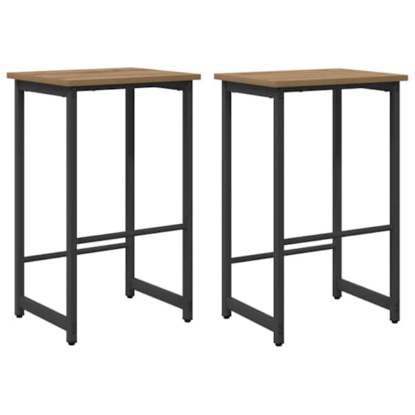 vidaXL Baaritool 2 tk Artisan tamm 40 x 32 x 64 cm Tehispuit