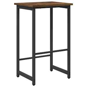 vidaXL Baaritool Suitsutatud tamm 40 x 32 x 74 cm Tehispuit