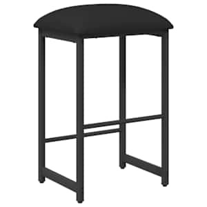 vidaXL Baaritool Must 40 x 32 x 74 cm Tehispuit