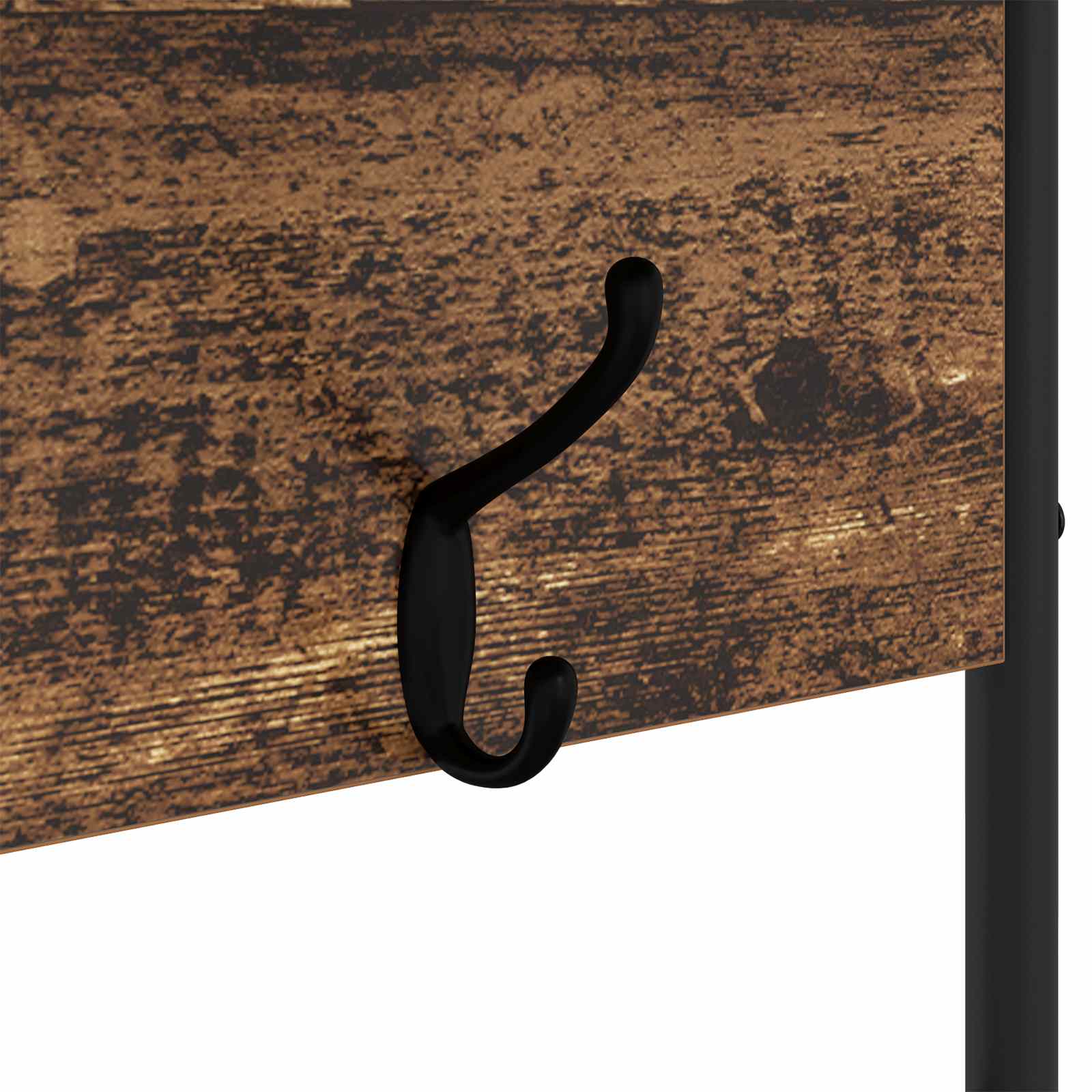 Kapstok met schoenenbank Oud hout 100 x 32 x 180,5 cm image 6