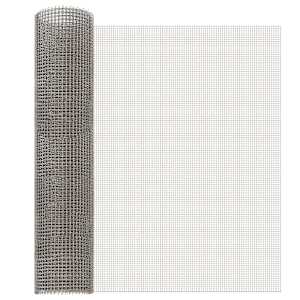 vidaXL V&otilde;rgusilm 60 x 1000 cm 3 Mesh Roostevaba teras 201 H&otilde;bedane