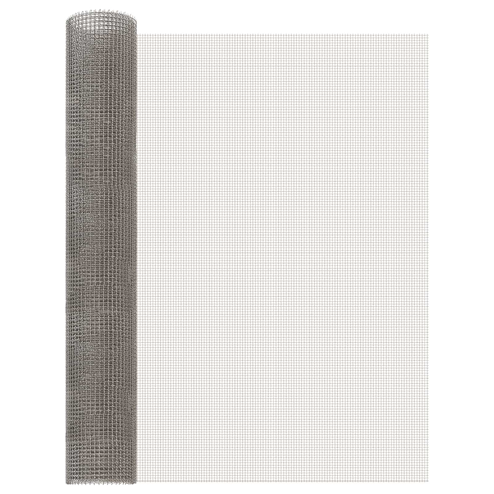 vidaXL Ecran din plasă 80 x 1000 cm 3 Mesh Oțel Inoxidabil 201