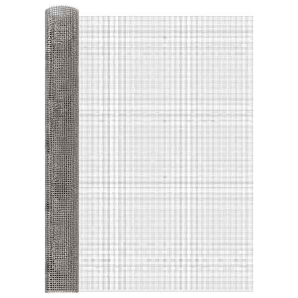 vidaXL V&otilde;rgusilm 100 x 500 cm 3 Mesh Roostevaba teras 201 H&otilde;bedane