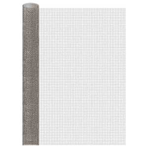 vidaXL V&otilde;rgusilm 100 x 1000 cm 3 Mesh Roostevaba teras 201 H&otilde;bedane