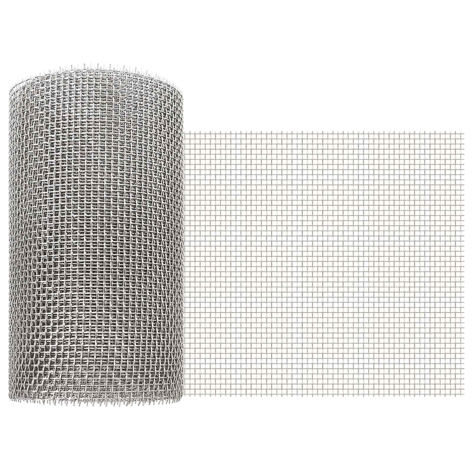vidaXL Ecran din plasă 20 x 1000 cm 6 Mesh Oțel Inoxidabil 201