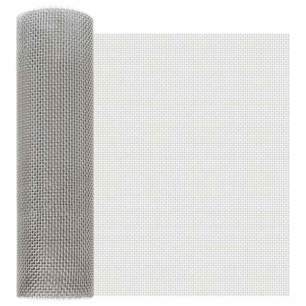 vidaXL V&otilde;rgusilm 40 x 200 cm 6 Mesh Roostevaba teras 201 H&otilde;bedane