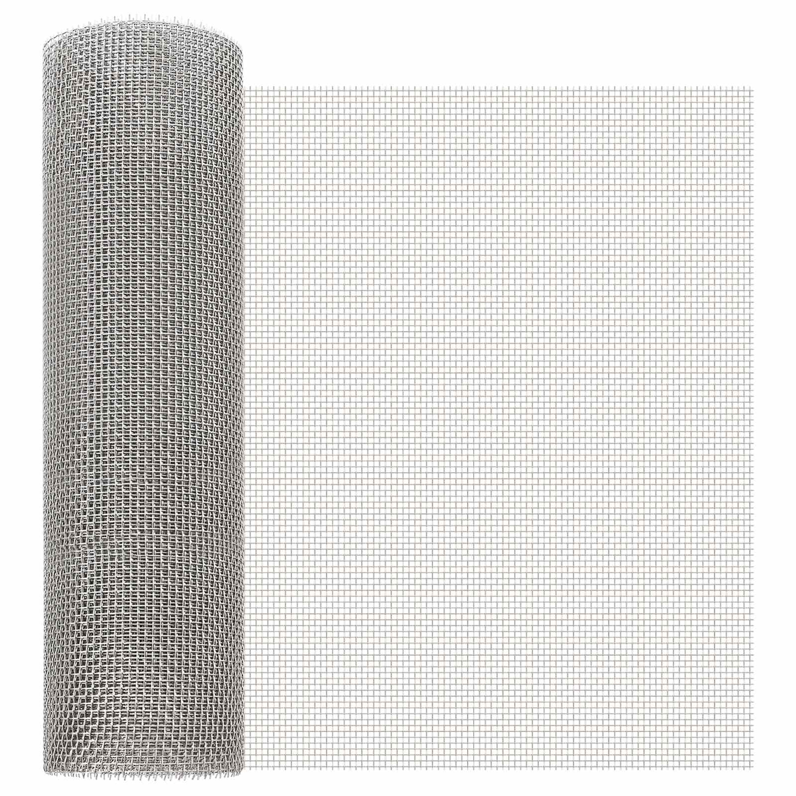 vidaXL Ecran din plasă 40 x 1000 cm 6 Mesh Oțel Inoxidabil 201