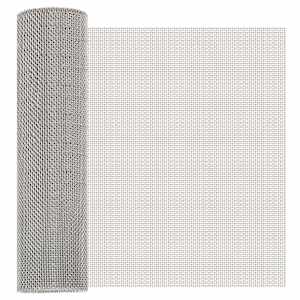 vidaXL V&otilde;rgusilm 40 x 1000 cm 8 Mesh Roostevaba teras 201 H&otilde;bedane