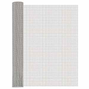 vidaXL V&otilde;rgusilm 80 x 1000 cm 8 Mesh Roostevaba teras 201 H&otilde;bedane