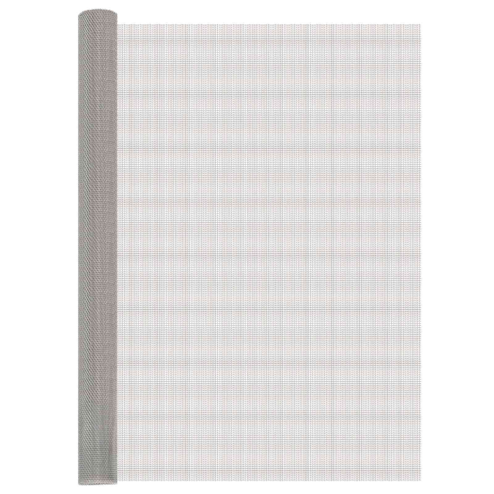 vidaXL Ecran din plasă 120 x 500 cm 8 Mesh Oțel Inoxidabil 201