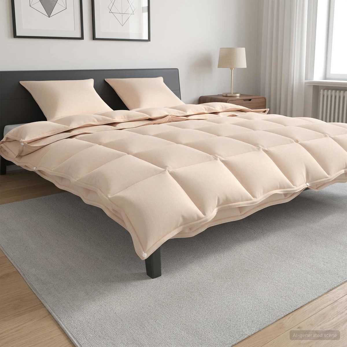 Dyne Hele sæsoner Kapok Fiber Beige