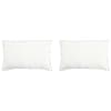 vidaXL Padi 2 tk 50 x 70 cm Bambuskiud Valge