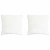 vidaXL Padi 2 tk 80 x 80 cm Bambuskiud Valge