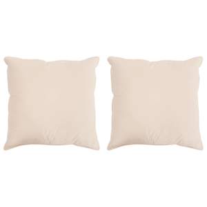 Polštář 2 pcs Béžová 40 x 40 cm Vlákno kapok - obrázek 2
