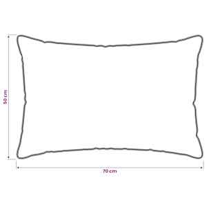Polštář 2 pcs Béžová 50 x 70 cm Vlákno kapok - obrázek 6