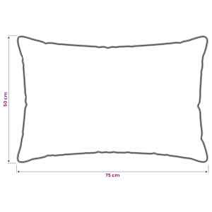 Polštář 2 pcs Béžová 50 x 75 cm Vlákno kapok - obrázek 6