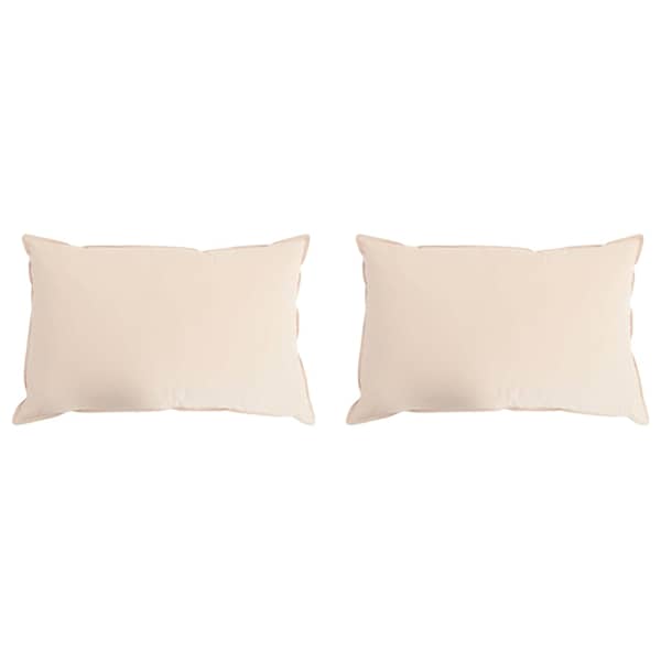 vidaXL Padi 2 tk 50 x 75 cm K&otilde;ik hooajad Kapok Kiud Beež