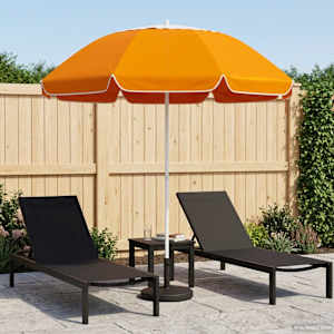 Zahradní slunečník 240 cm 170T polyester Oranžová - obrázek 1