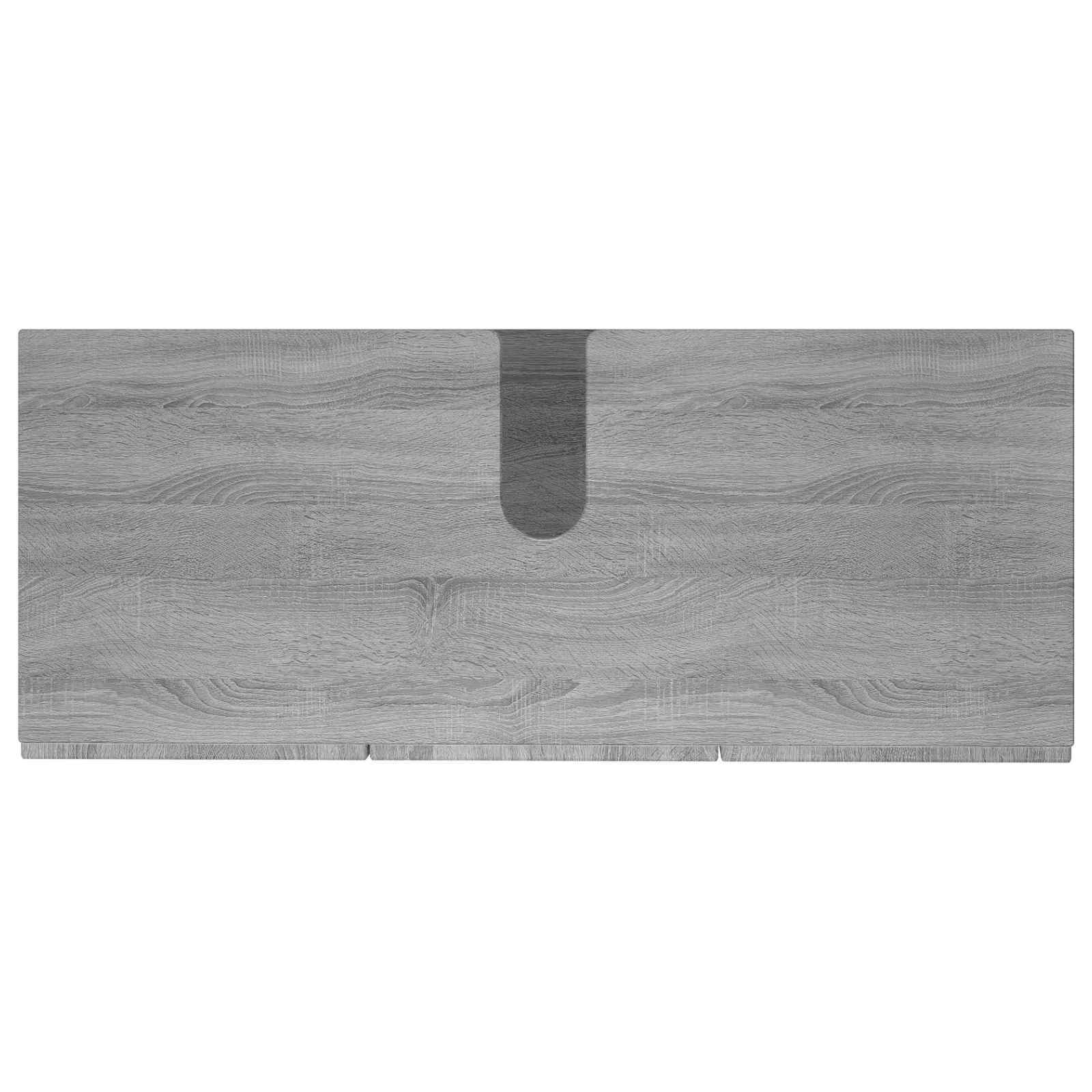 vidaXL Badezimmerschrank-Set 2 stk. Grau Sonoma Holzwerkstoff – Bild 7