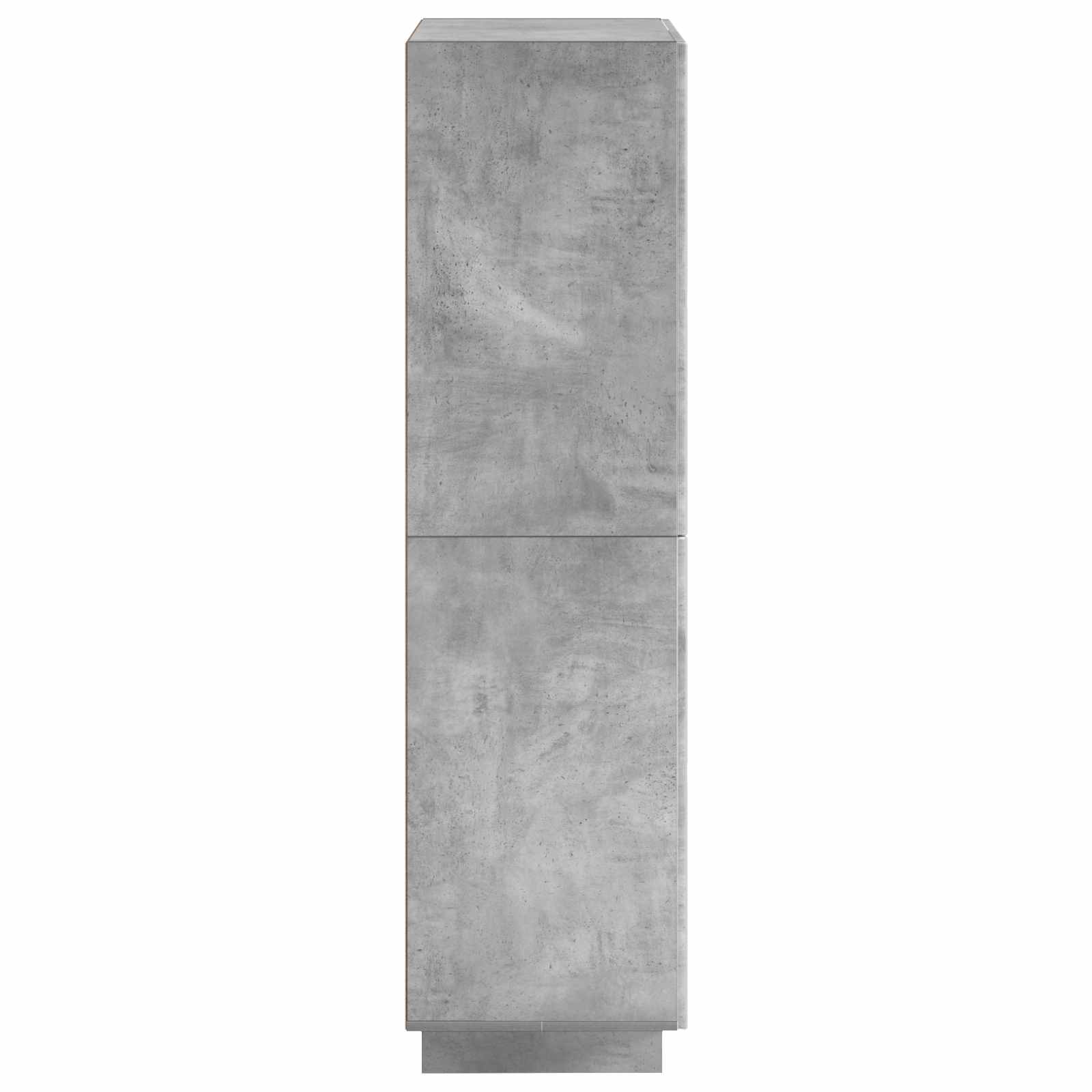 Visoka komoda Betonsko siva 79 x 41 x 151 cm konstruiran les