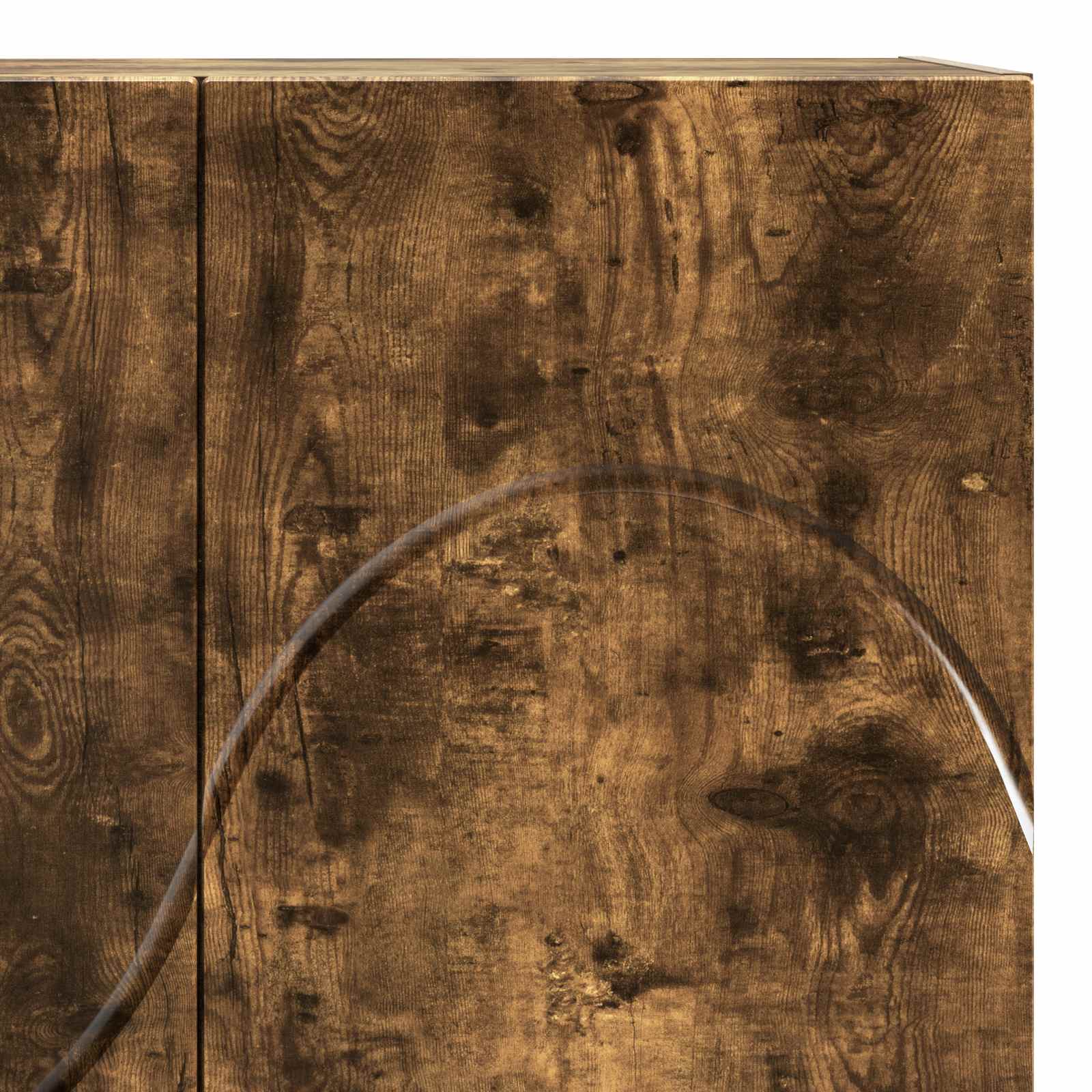 Visoka komoda Dimljen hrast 79 x 41 x 151 cm konstruiran les