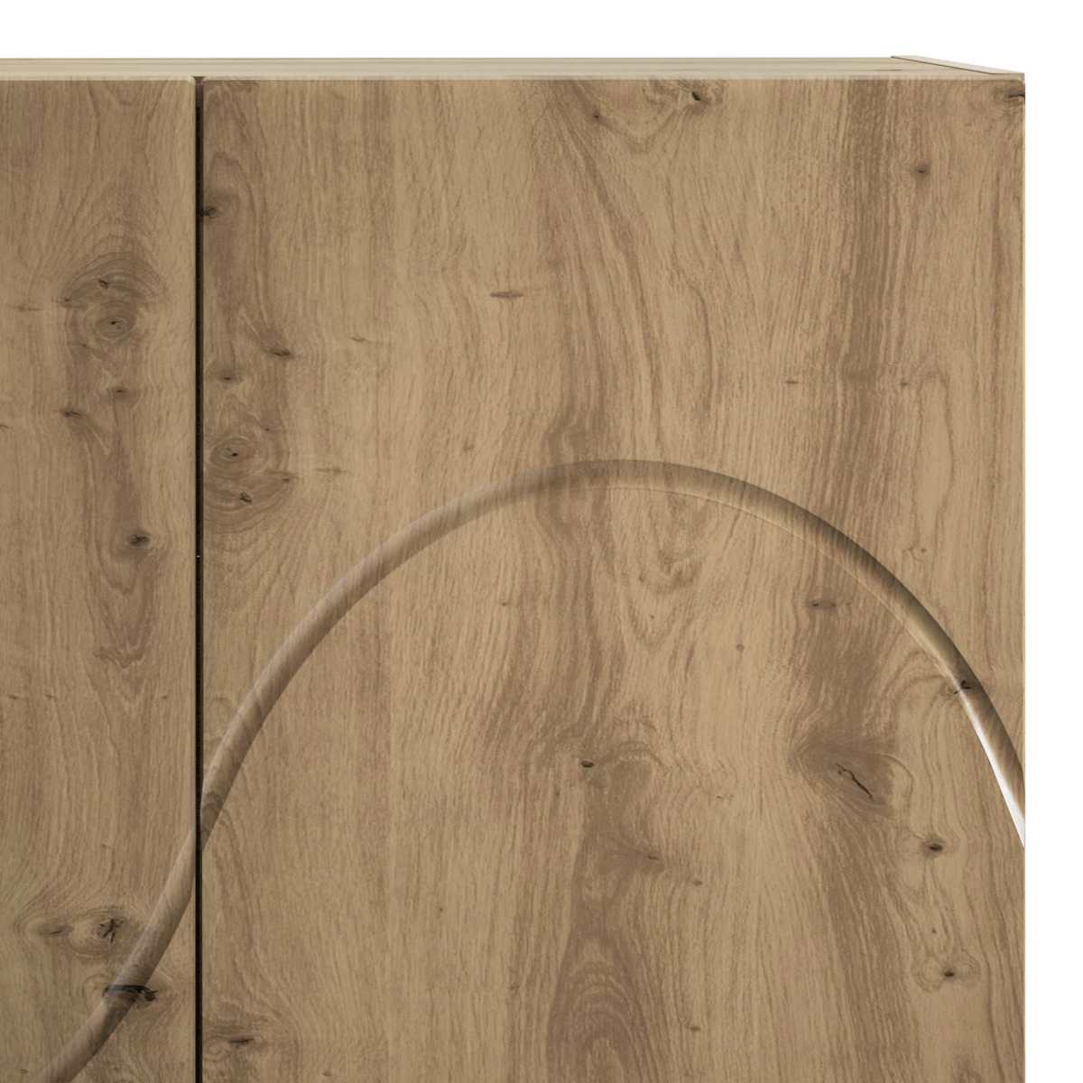 Highboard 79 x 41 x 151 cm Konstrueret træ - Billede 8
