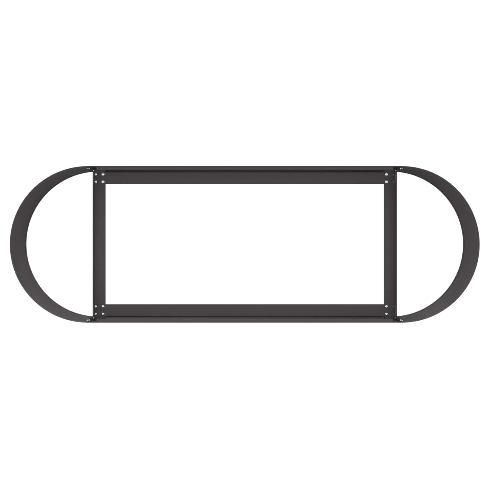 Verhoogd Tuinbed Zwart 120 x 40 x 40 cm Staal image 4