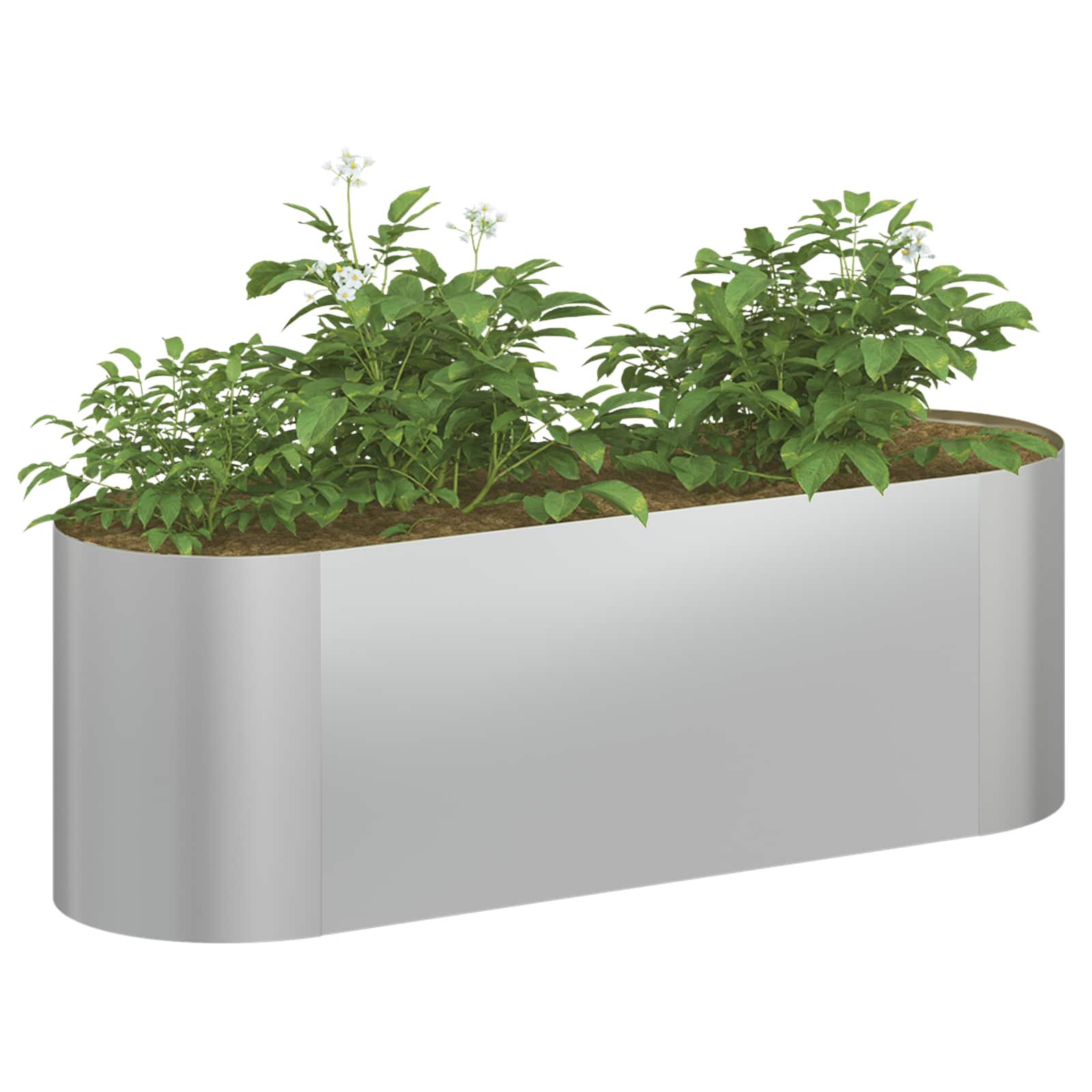Verhoogd Tuinbed Gegalvaniseerd staal 120 x 40 x 40 cm image 2