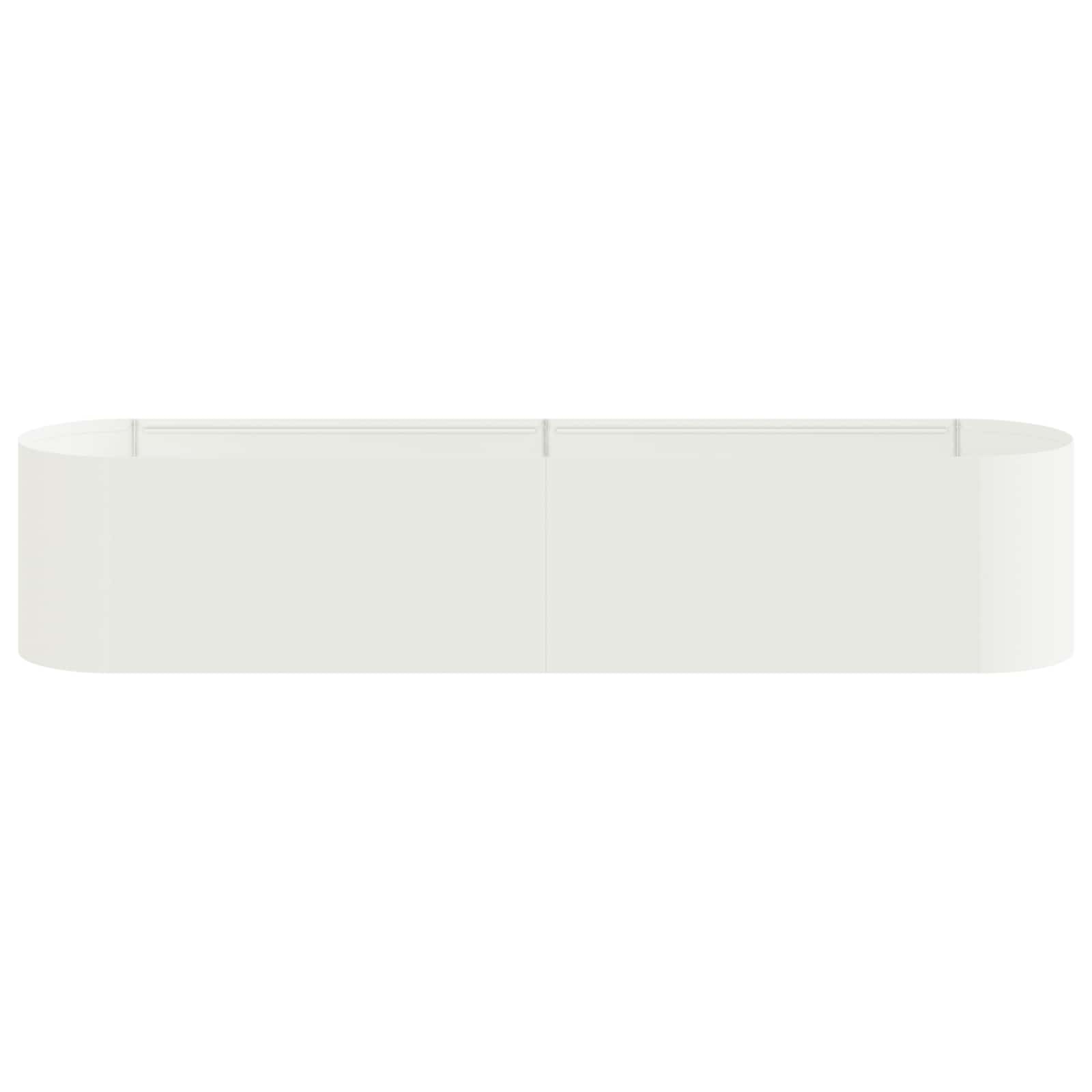 Verhoogd Tuinbed Wit 200 x 40 x 40 cm image 3