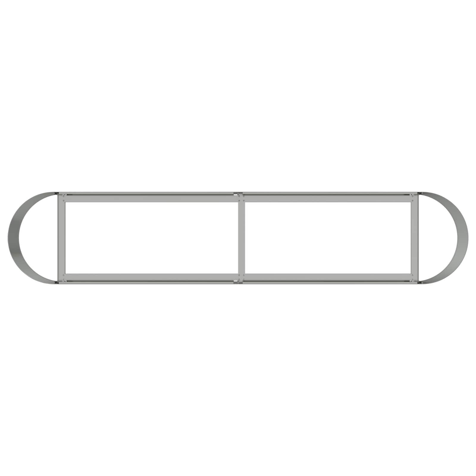 Verhoogd Tuinbed Gegalvaniseerd staal 200 x 40 x 40 cm image 4