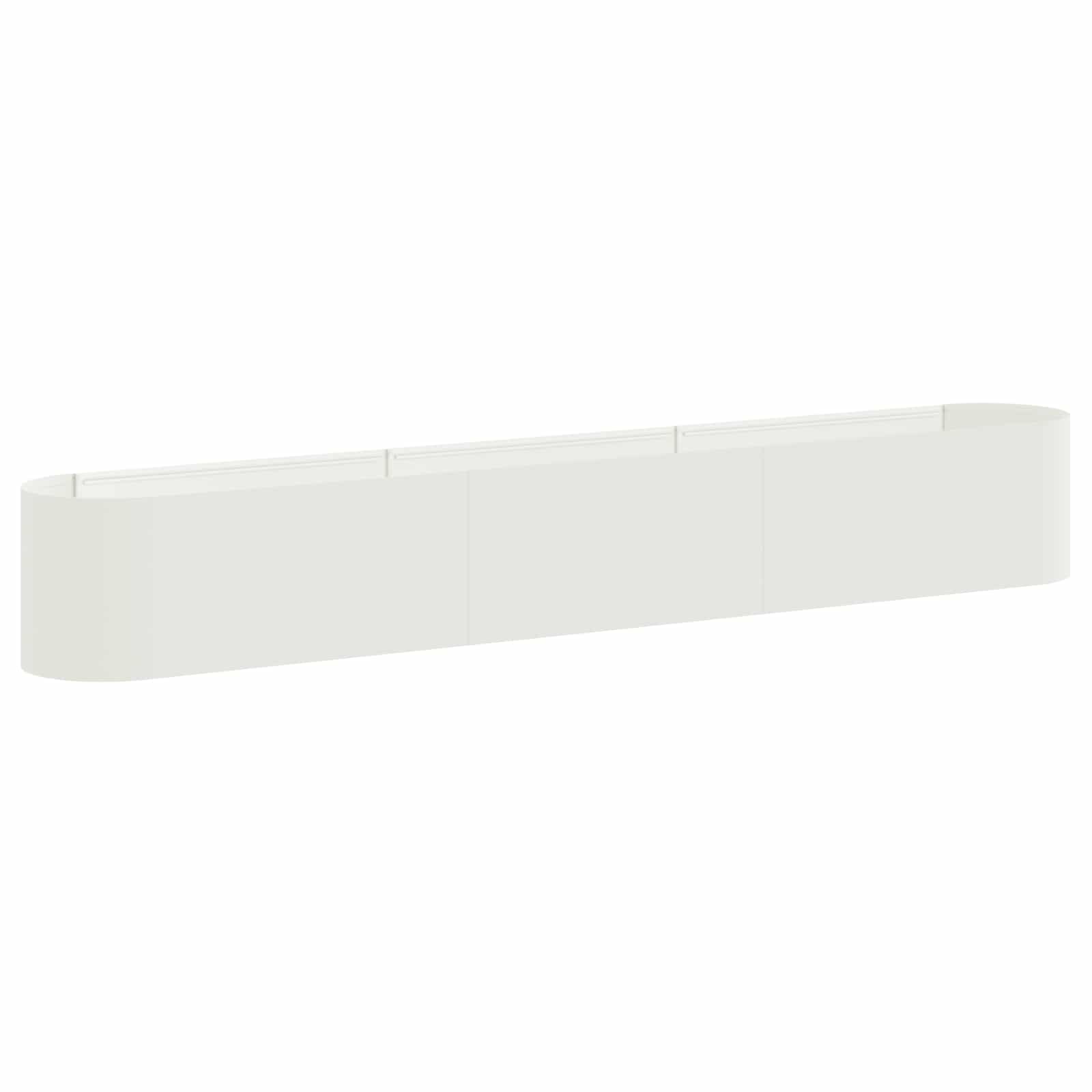 Verhoogd Tuinbed Wit 280 x 40 x 40 cm image 1