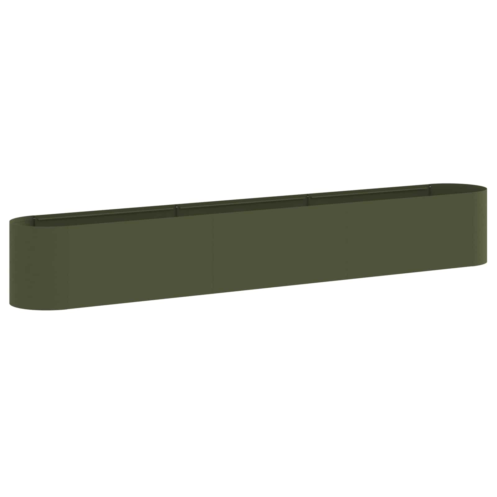 Verhoogd Tuinbed Olijfgroen 280 x 40 x 40 cm image 1