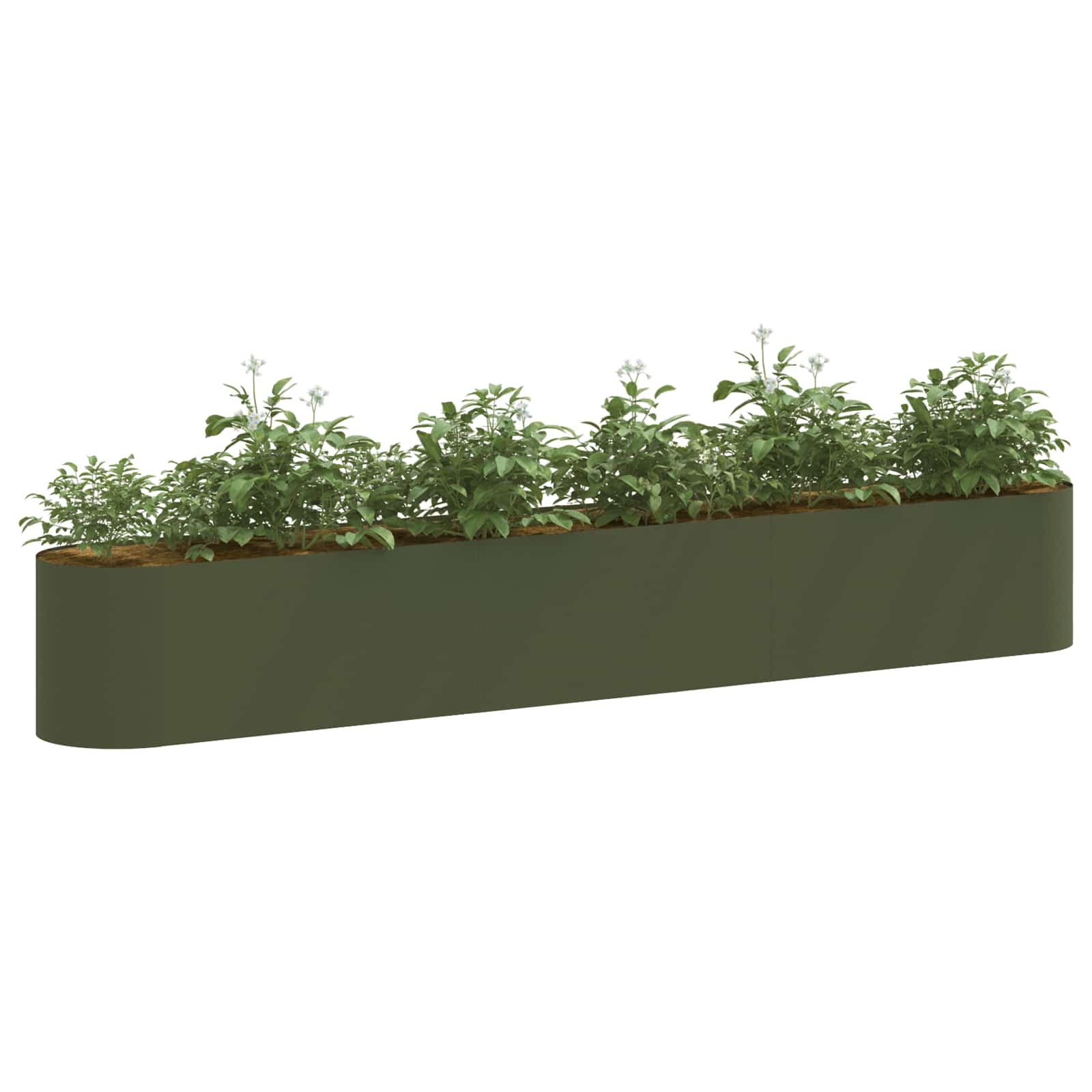 Verhoogd Tuinbed Olijfgroen 280 x 40 x 40 cm image 2