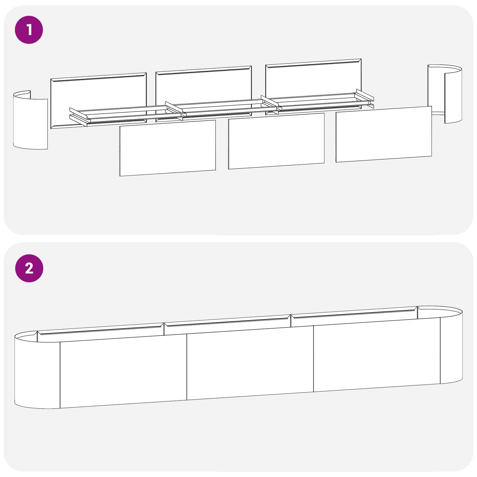 Verhoogd Tuinbed Roestvrij staal 280 x 40 x 40 cm image 6