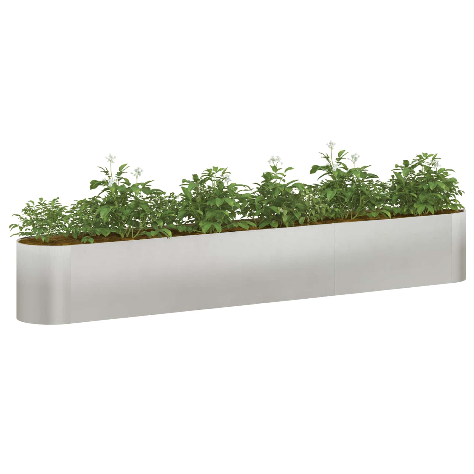 Verhoogd Tuinbed Roestvrij staal 280 x 40 x 40 cm image 2