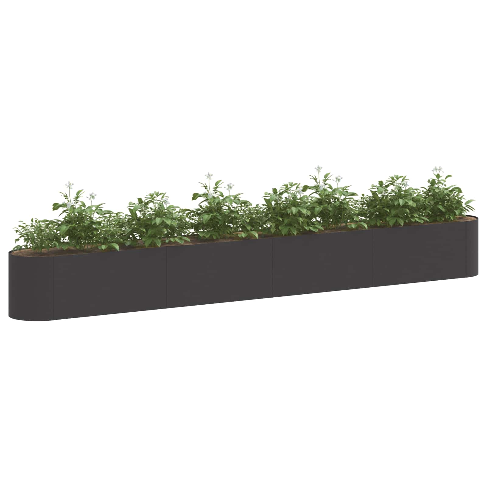 Verhoogd Tuinbed Zwart 360 x 40 x 40 cm image 2