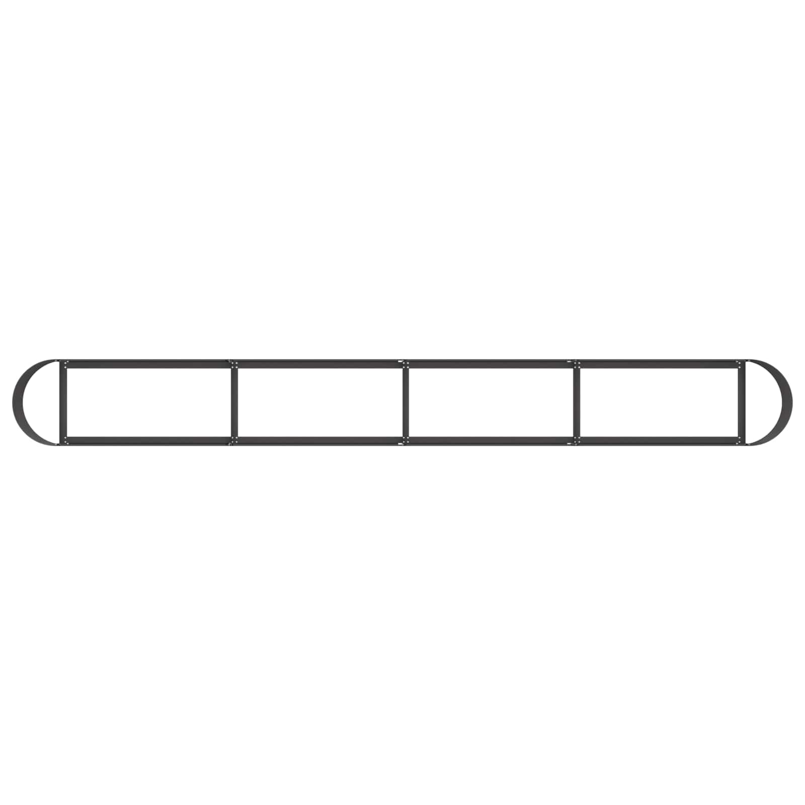 Verhoogd Tuinbed Zwart 360 x 40 x 40 cm image 4