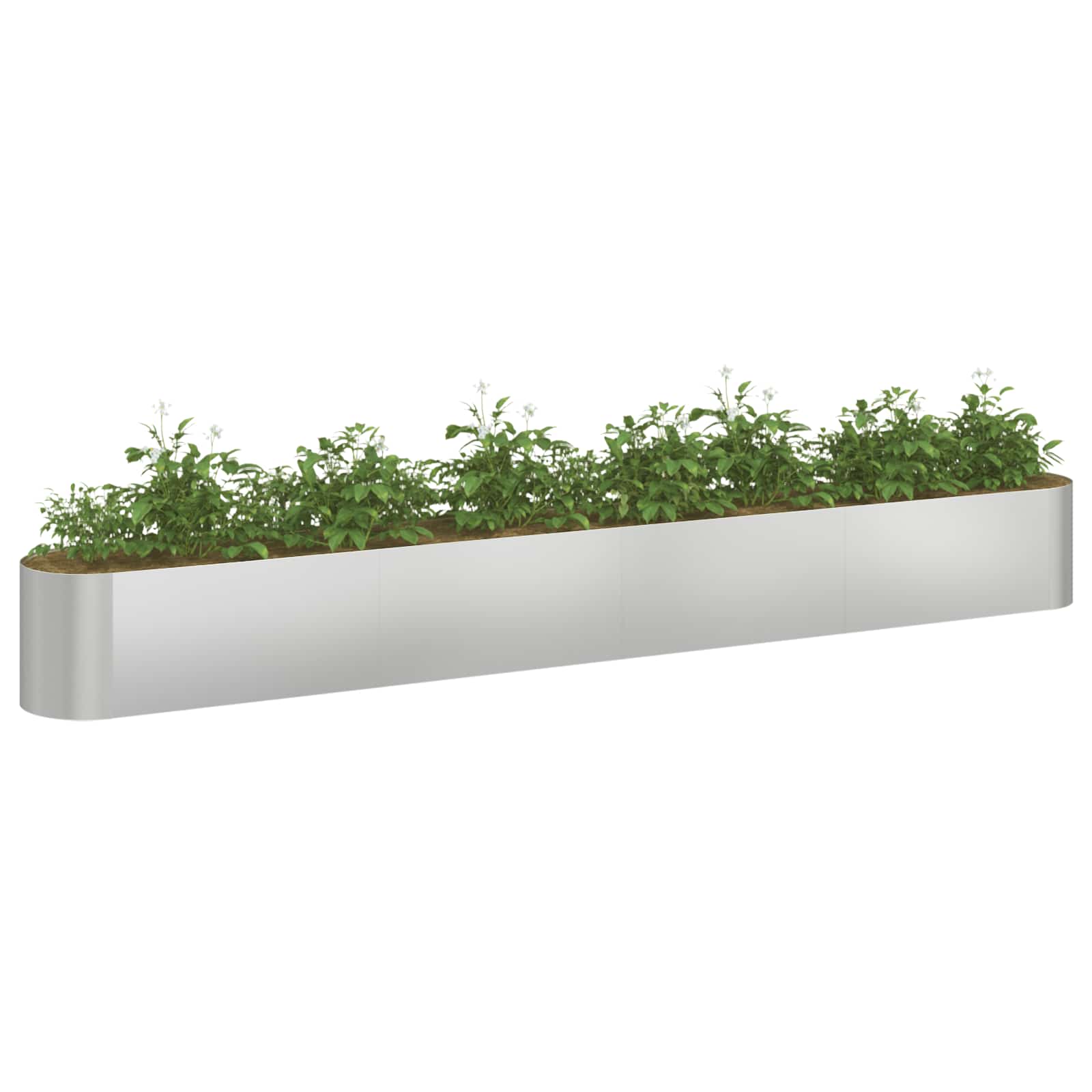 Verhoogd Tuinbed Gegalvaniseerd staal 360 x 40 x 40 cm image 2