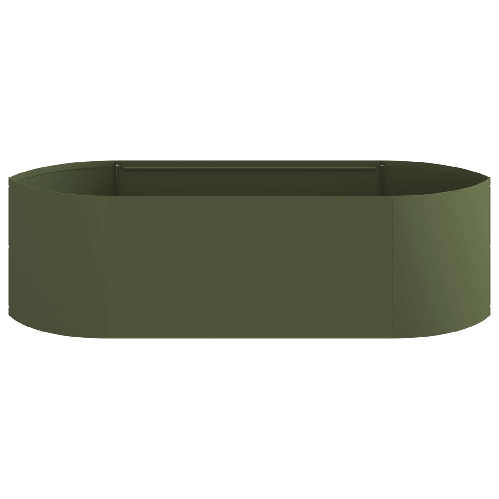 Verhoogd Tuinbed Olijfgroen 140 x 40 x 40 cm Staal image 3