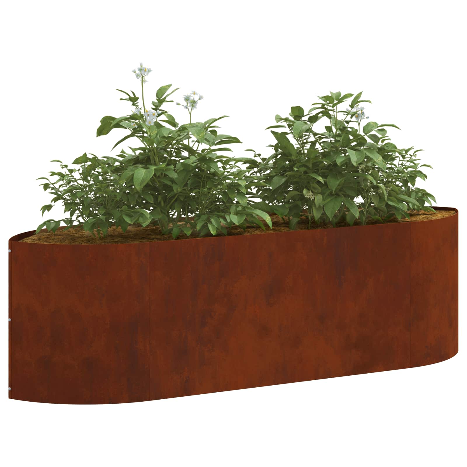 Verhoogd Tuinbed Cortenstaal 140 x 40 x 40 cm Staal image 2