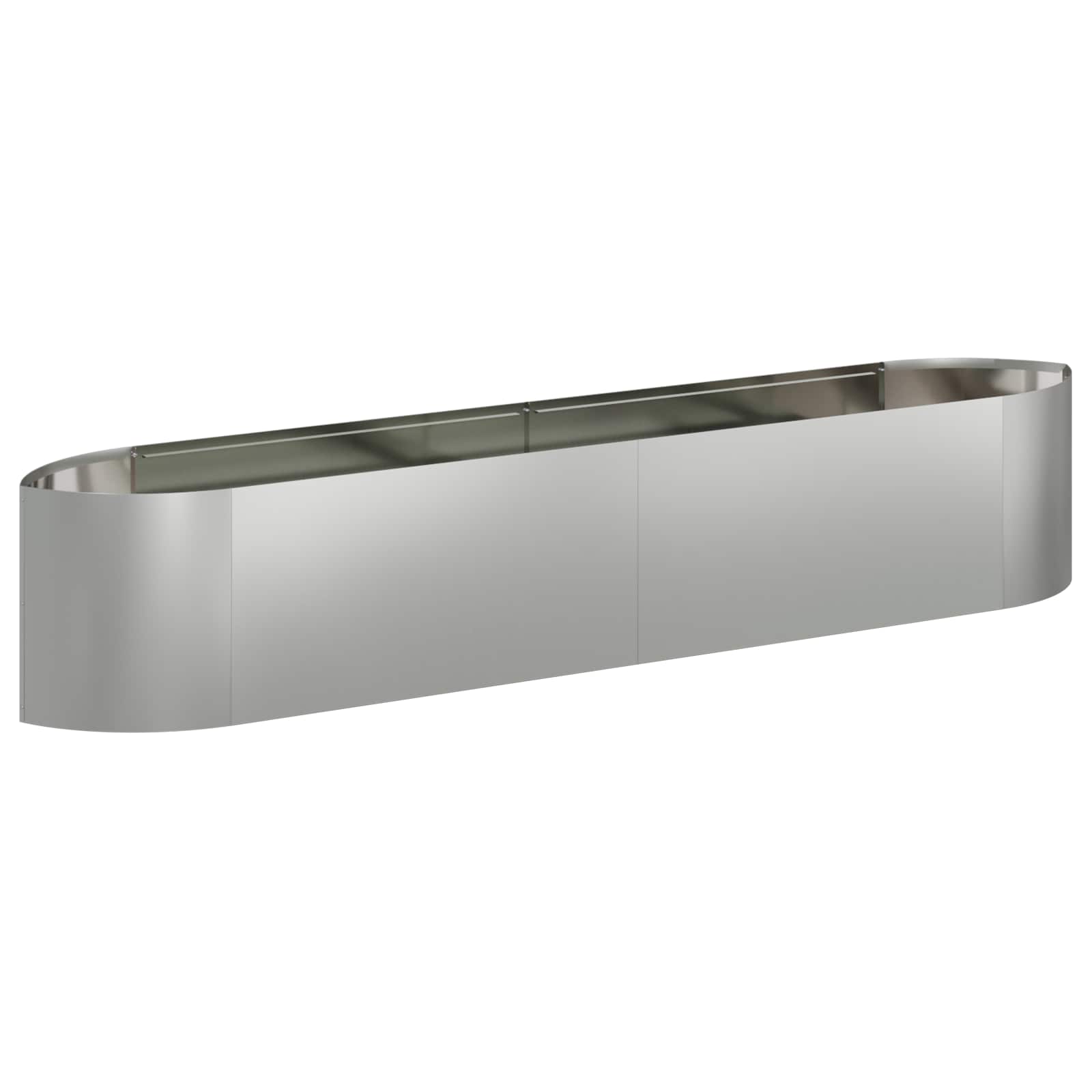 Verhoogd Tuinbed Gegalvaniseerd staal 220 x 40 x 40 cm Staal image 1