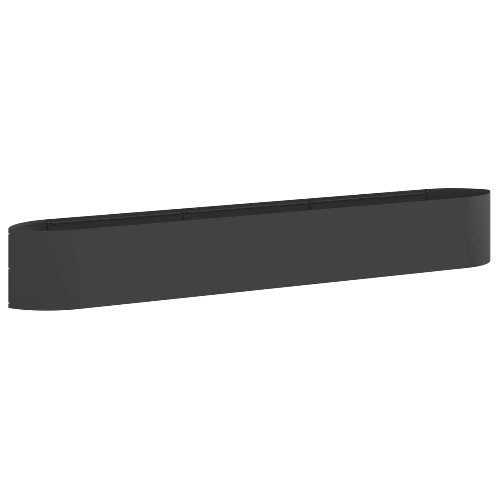 Verhoogd Tuinbed Zwart 300 x 40 x 40 cm Staal image 1