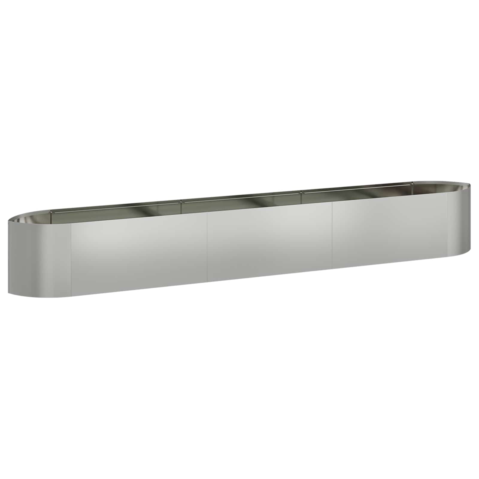 Verhoogd Tuinbed Gegalvaniseerd staal 300 x 40 x 40 cm Staal image 1