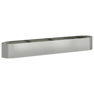 vidaXL T&otilde;stetud Aiapeenar Tsingitud teras 300 x 40 x 40 cm Teras