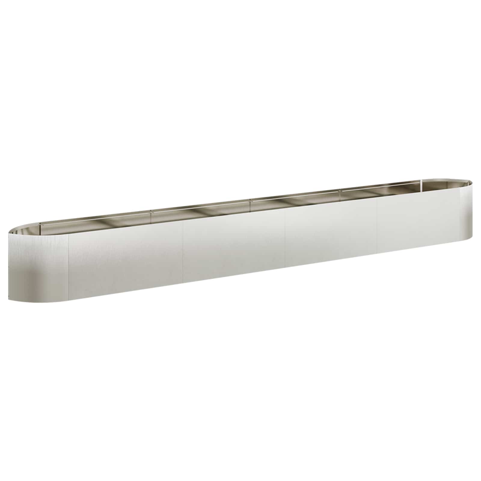 Verhoogd Tuinbed Roestvrij staal 380 x 40 x 40 cm Staal image 1